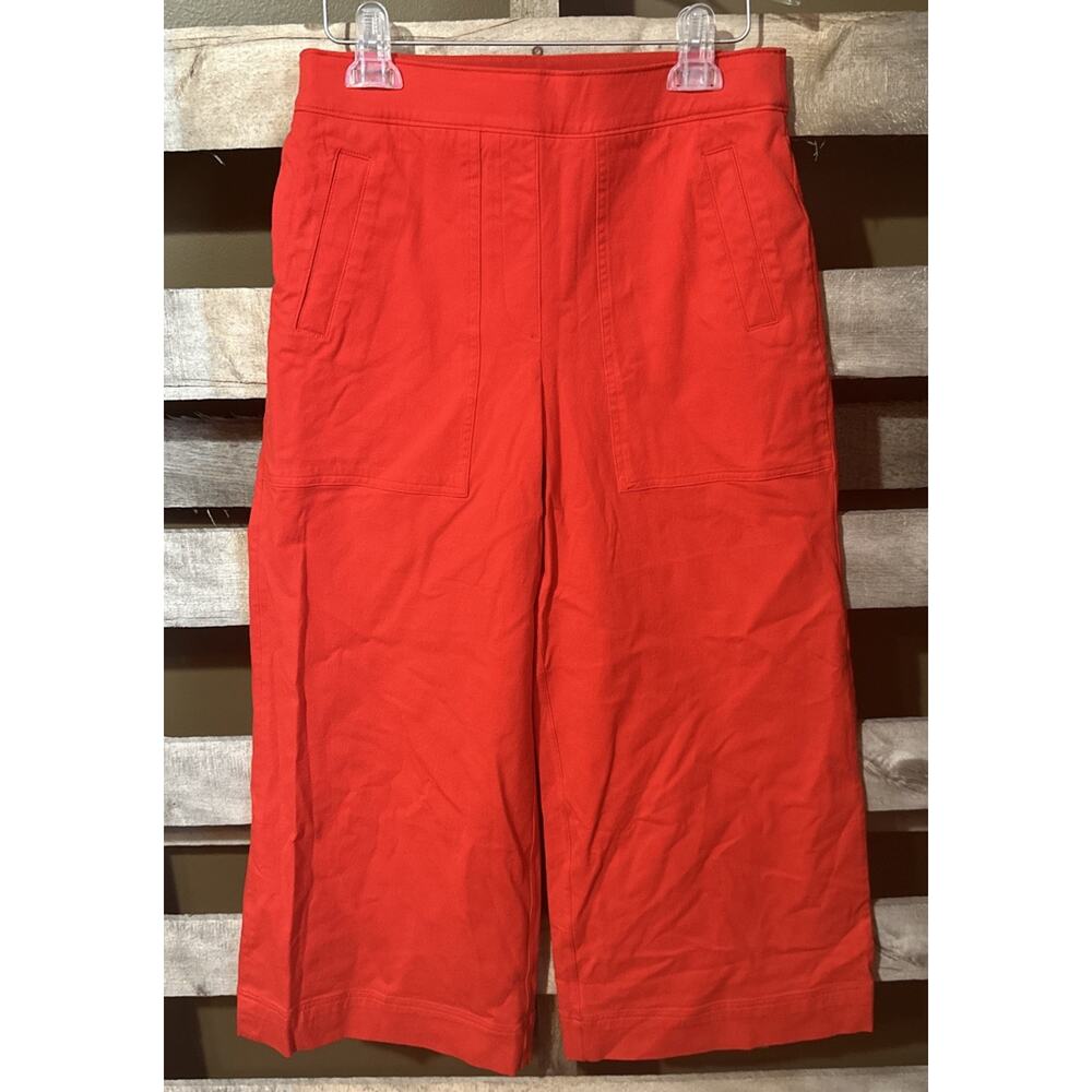 SPANX Wide Leg Pants in Bright Red